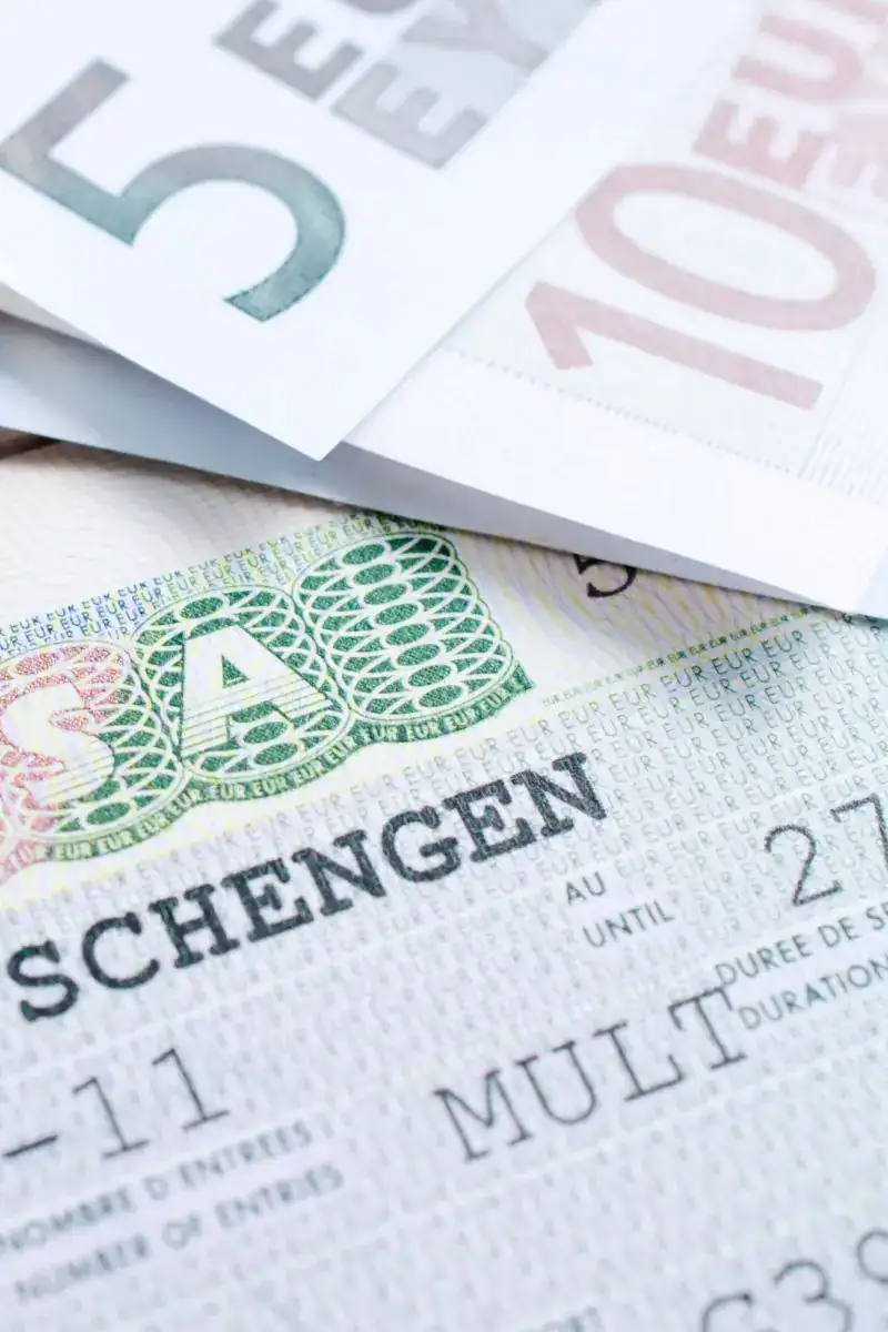 scengen visa stamp