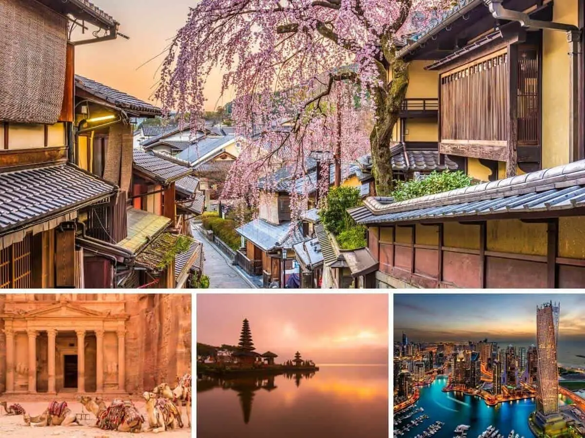spring in asia in march