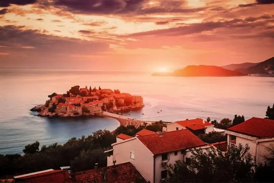 sveti stefen best places in montenegro