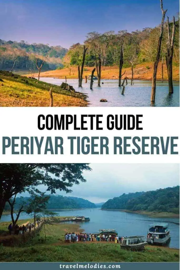 thekkady wildlife sanctuary pinterest graphic