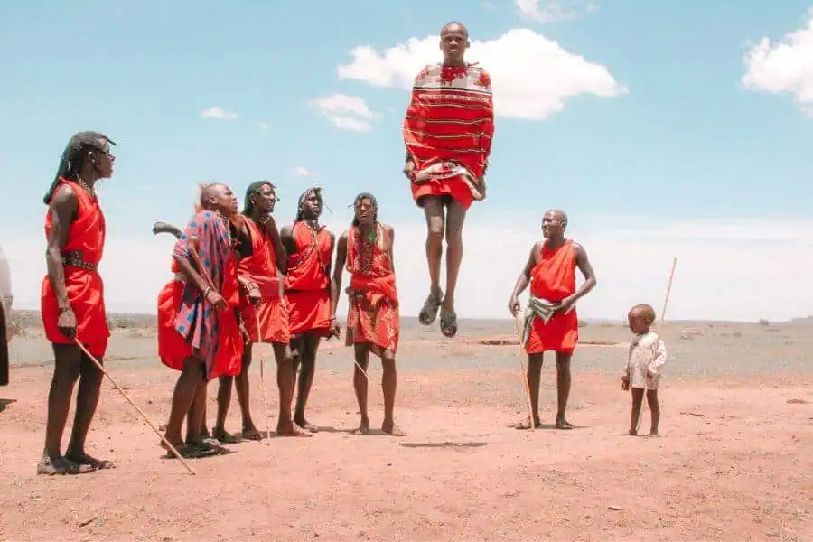 traditional dance maasai kenya africa