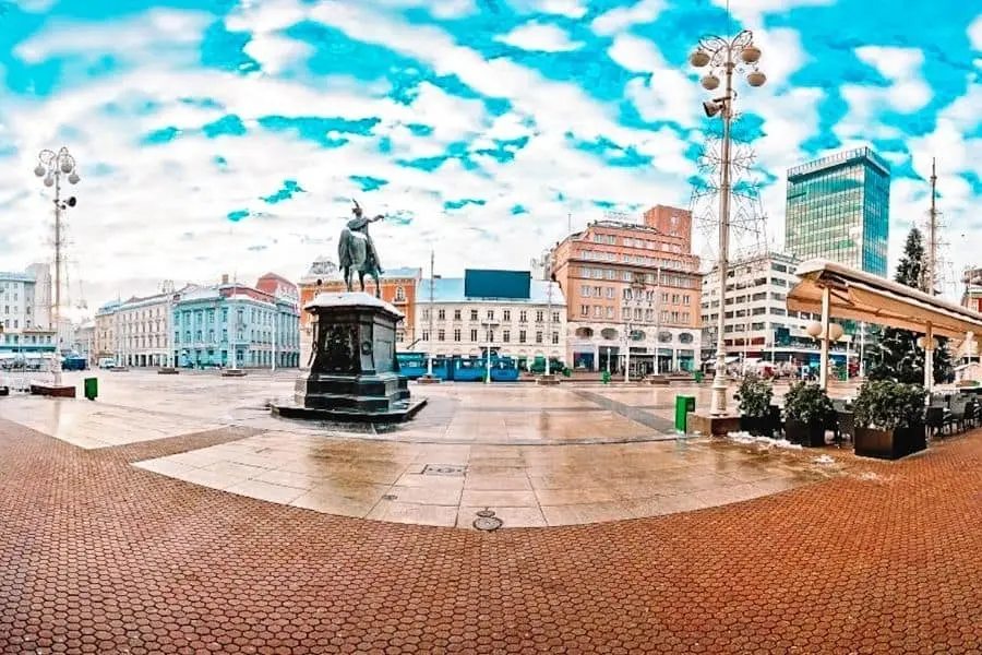 Ban Josip Jelačić Square Lower Town Zagreb Croatia