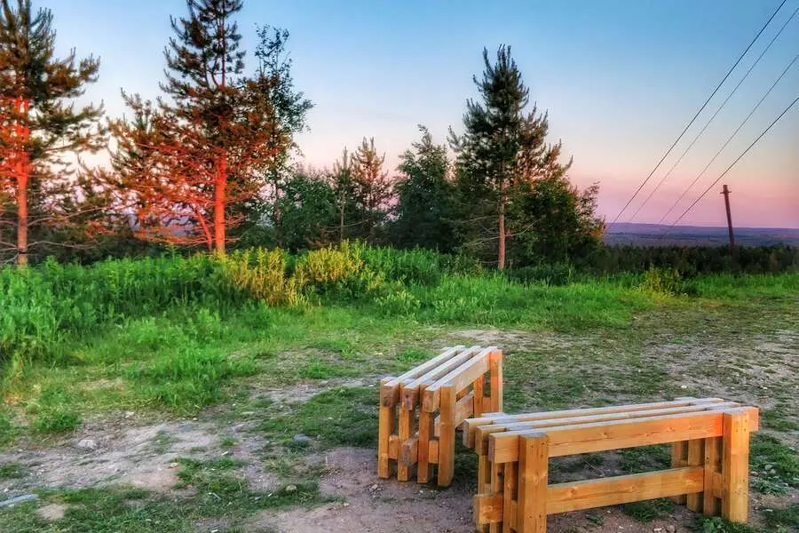 midnight sun at ounasvaara rovaniemi finnish lapland
