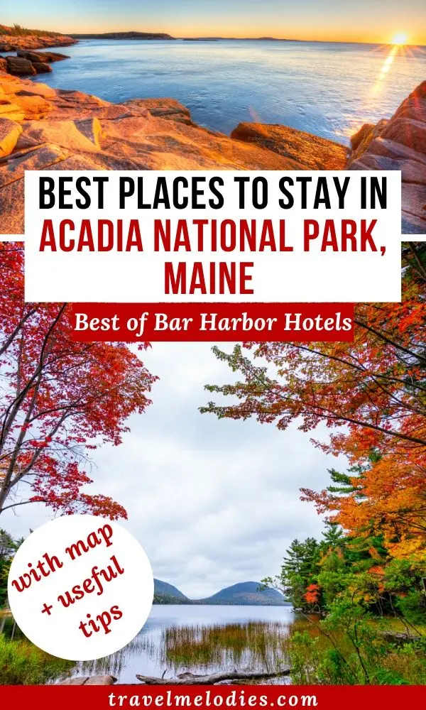 best places to stay in acadia national park maine