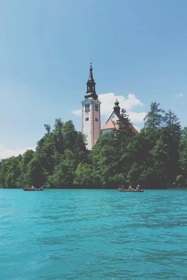 bled island church slovenia