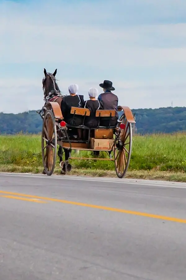 buggy ride at kitchen kettle village lancaster pa