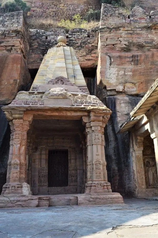 Chaturbhuj Temple or Temple of Zero Gwalior Fort