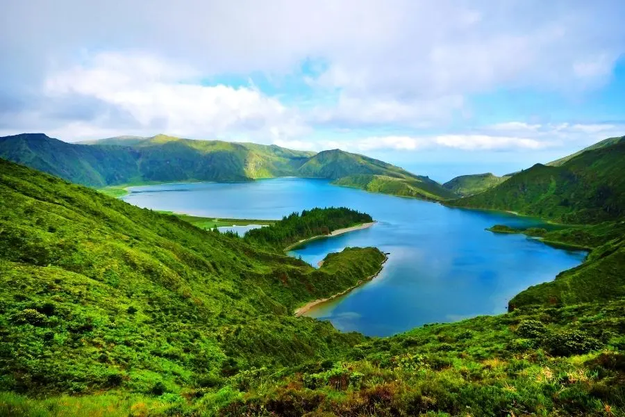 crater lake sao miguel azores portugal best winter destinations in europe