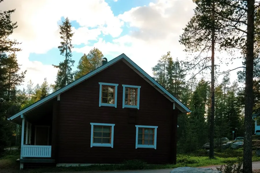 finnish summer cottage rovaniemi finland
