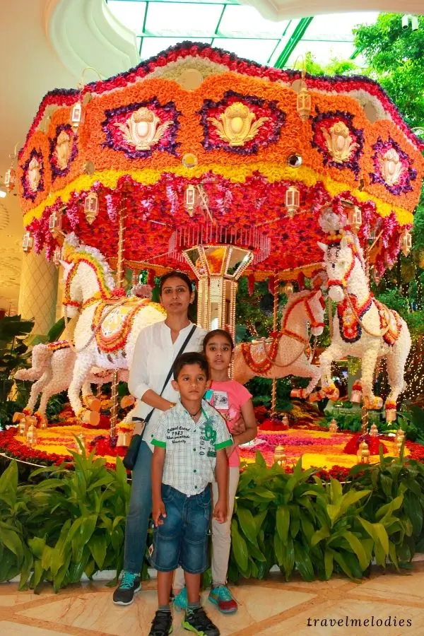 flower carousel wynn las vegas nevada