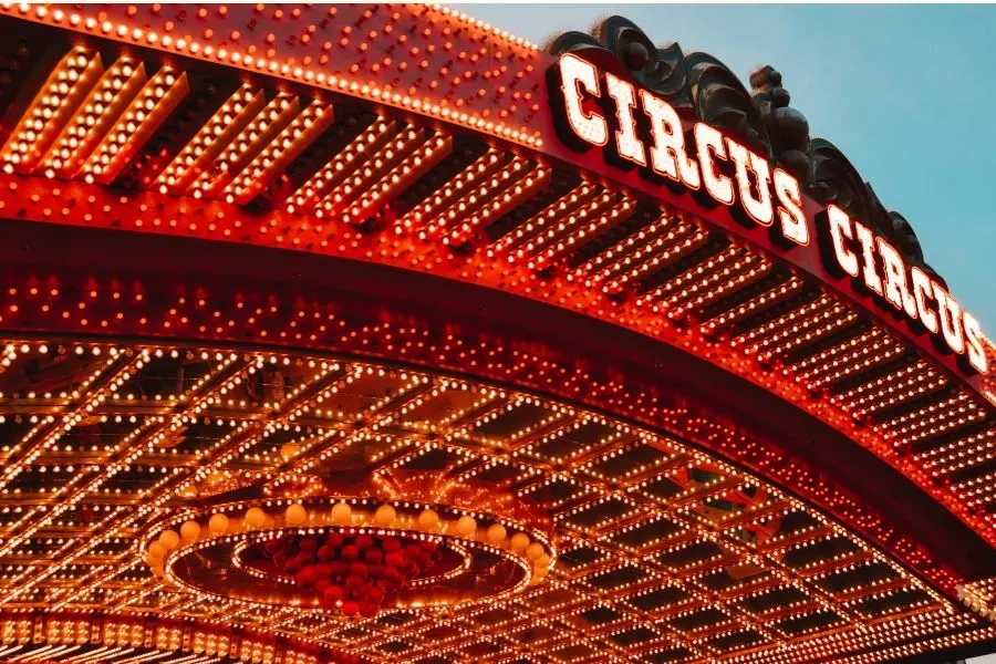 free circus show by circus circus las vegas nevada