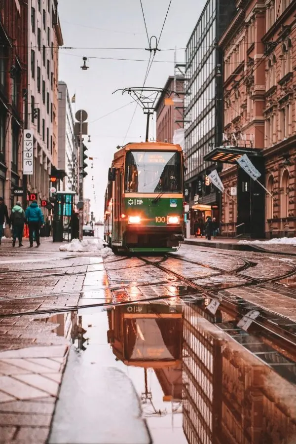 get around helsinki by tram