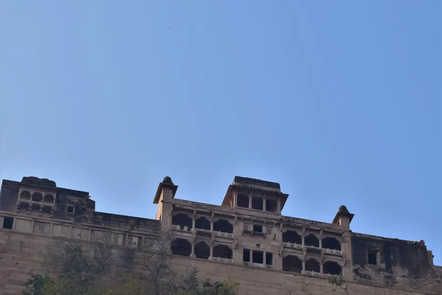 Gwalior Fort as seen from Gujari Mahal