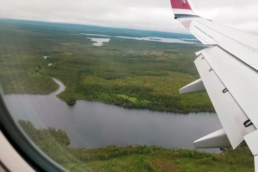 Helsinki to Rovaniemi flight trip to lapland with kids 