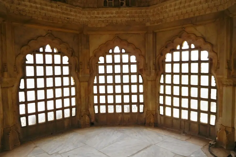 jharokas amer fort jaipur