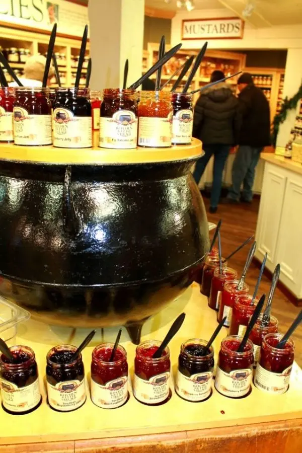Homemade Jams at Kitchen Kettle Village in Lancaster PA