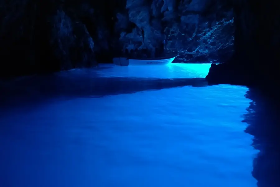 blue cave in croatia