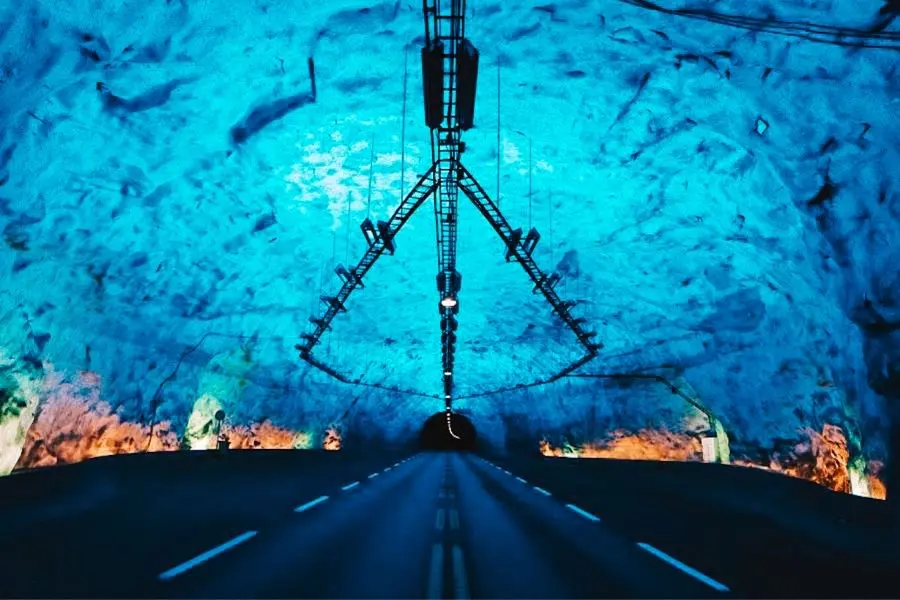 laerdal tunnel norway world's longest tunnel road trip in norway