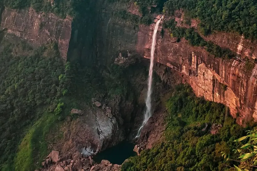nohkalikai waterfall