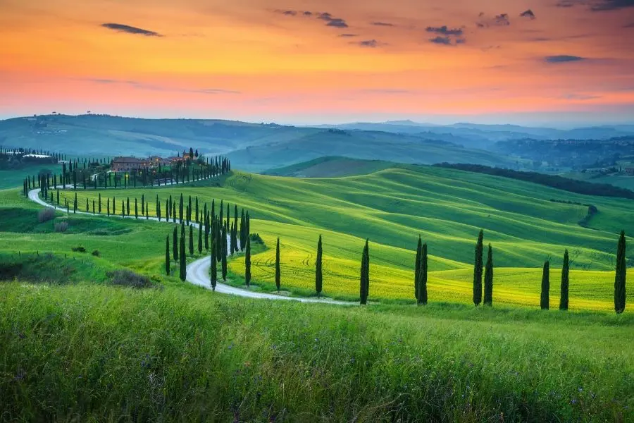 Pisa to Ascoli Piceno road trip italy