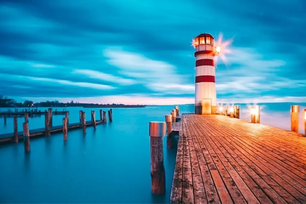 Podersdorf lighthouse Neusiedl am See Austria