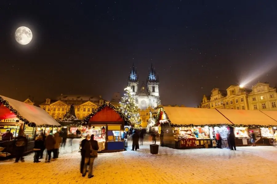 prague christmas market czech republic