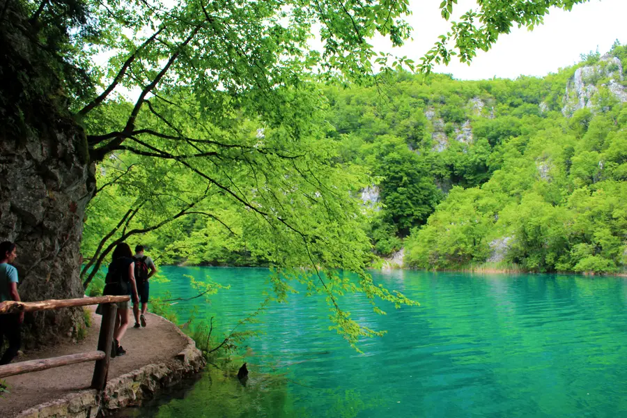upper lakes section plitvice lakes national park