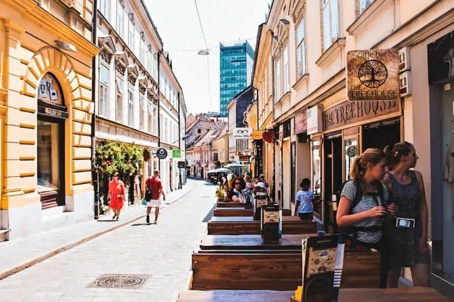 Radićeva Street Zagreb Croatia