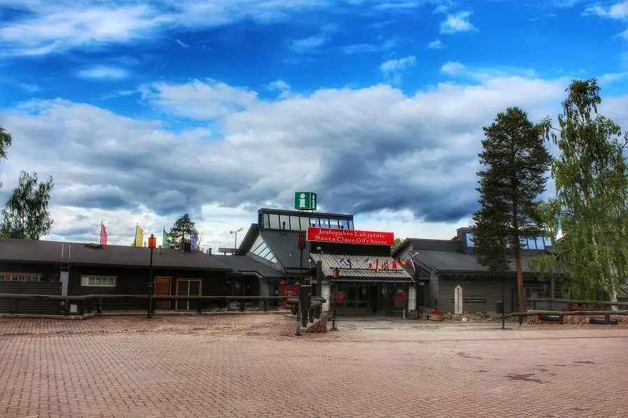 gift house in santa claus village rovaniemi with kids