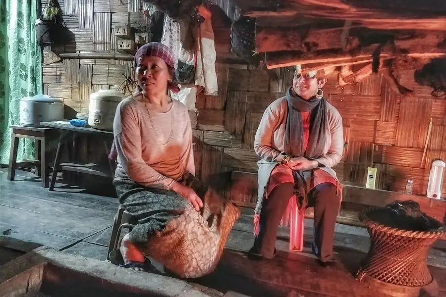 fire heart in apatani house