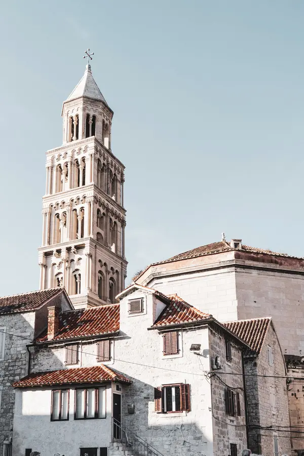 bell tower of st. domnius diocletain's palace split