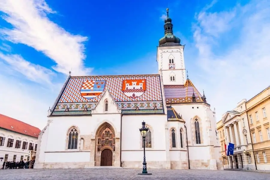 st marks church zagreb croatia itinerary