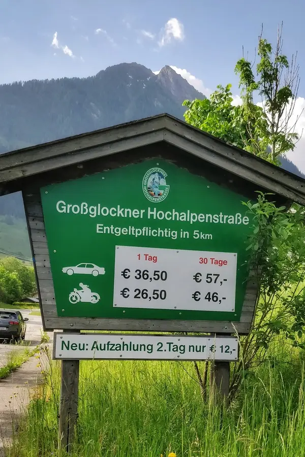 driving towards grossglockner pass from north side salzburg