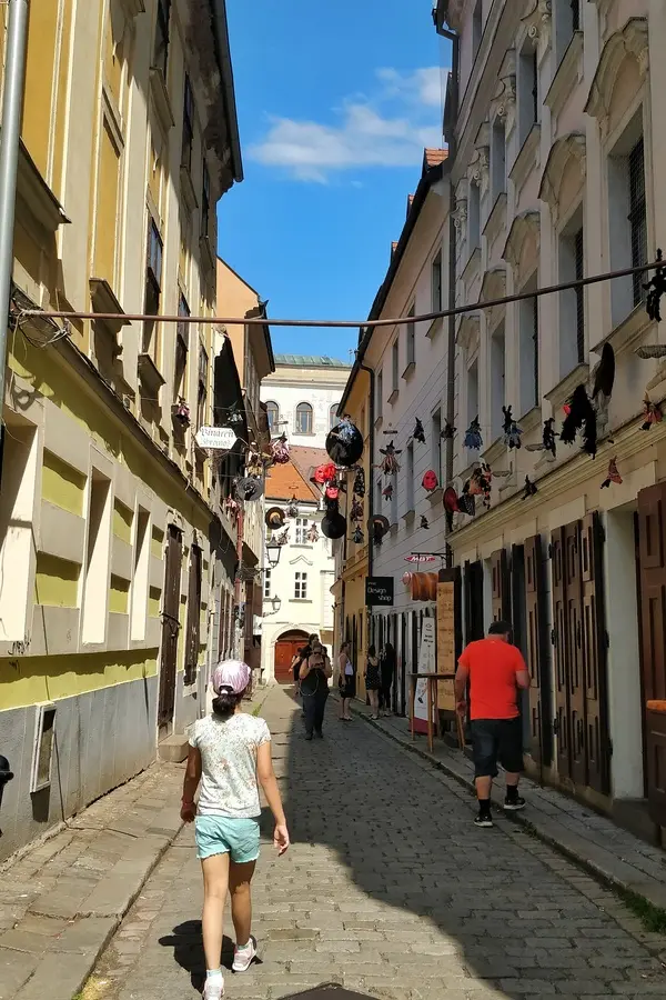Streets in Bratislava Slovakia