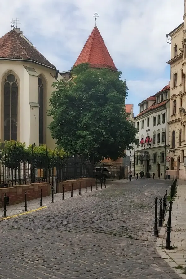 Streets of Bratislava Slovakia