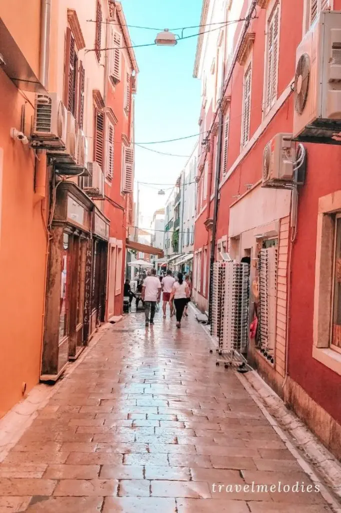 streets zadar old town