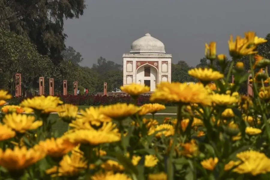 sunder nursery humayuns tomb delhi