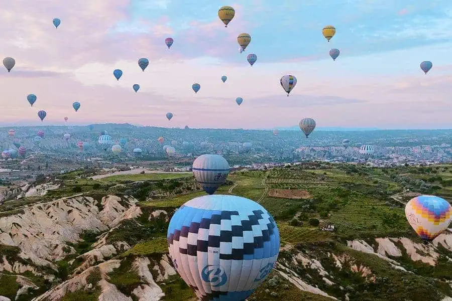 sunrise hot air balloon flight in cappadocia