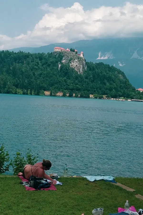 swim in lake bled slovenia