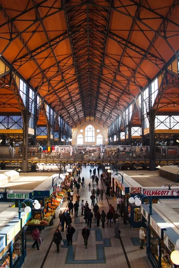 the great market hall budapest hungary
