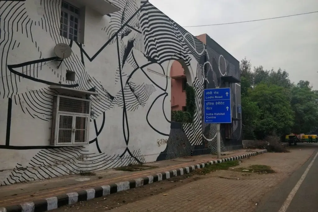 Yahan Georgia Hill and Hanif Kureshi Lodhi Art District in Delhi