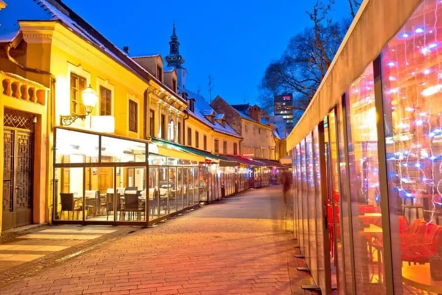 Tkalčićeva Street Zagreb Croatia