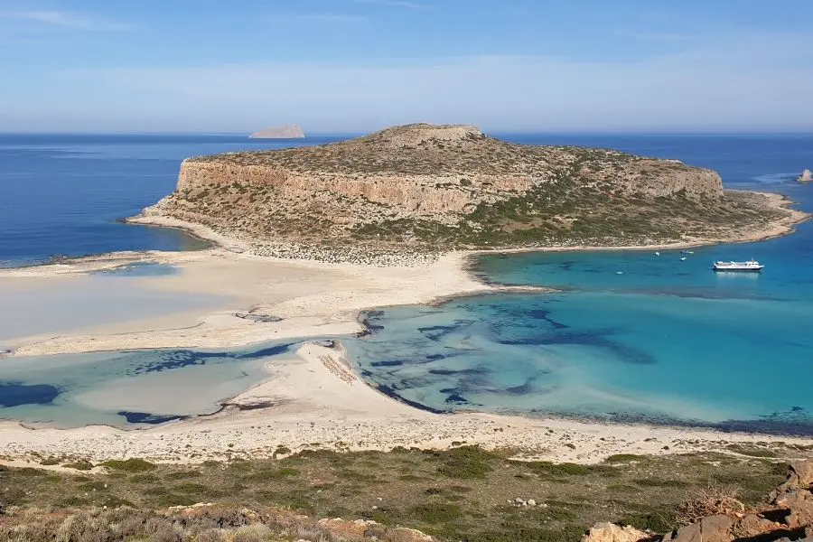 balos lagoon gramvousa island crete greece