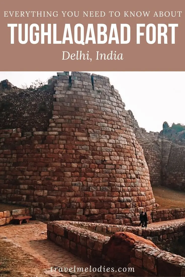 Tughlaqabad fort in delhi india