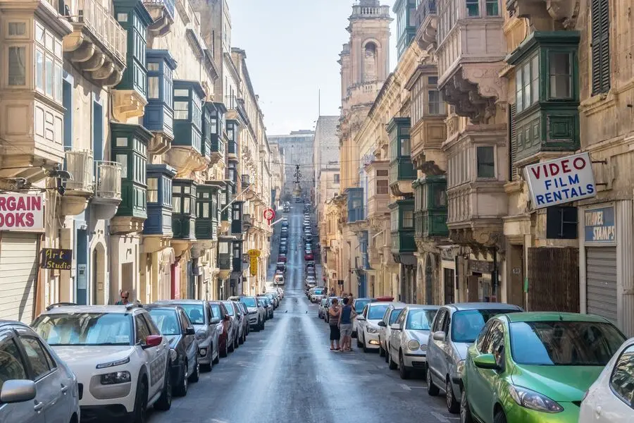 urban street parking in europe