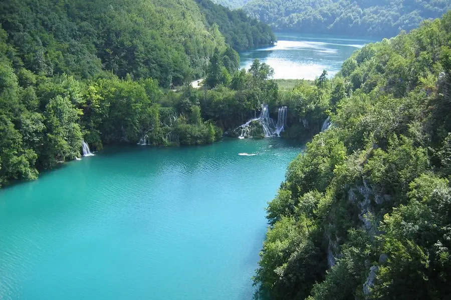 veliki slap viewpoint plitvice lakes