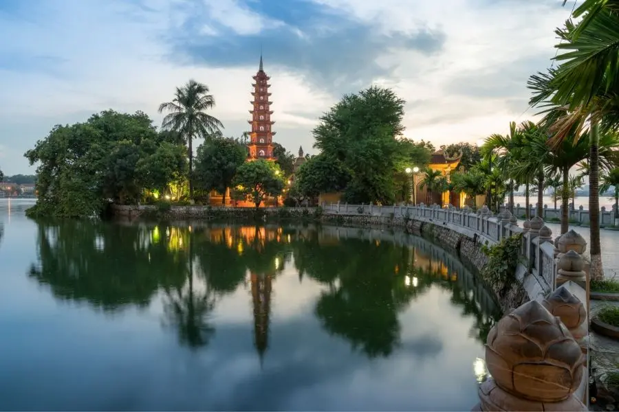 west lake hanoi vietnam