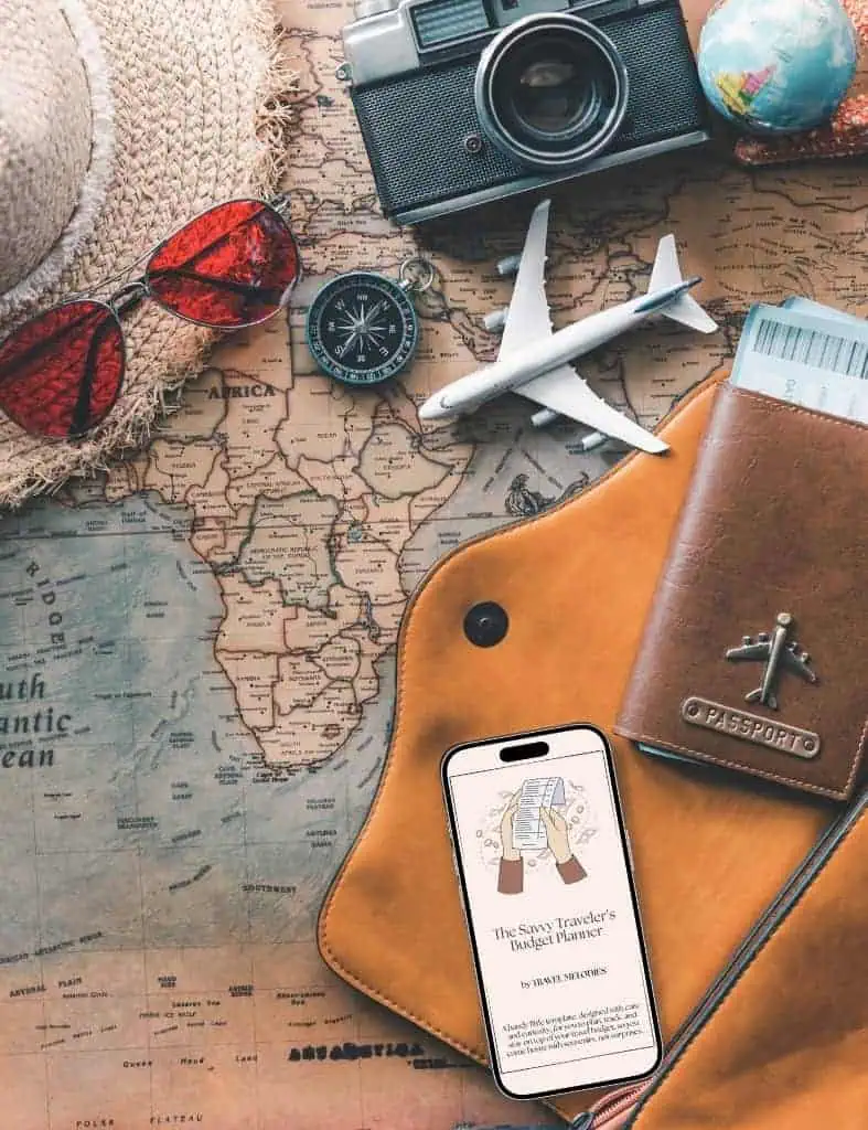 travel budget planner template printable freebie Faraway Notes