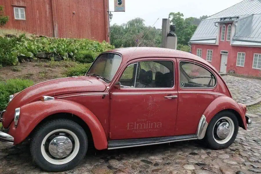vintage car old porvoo finland