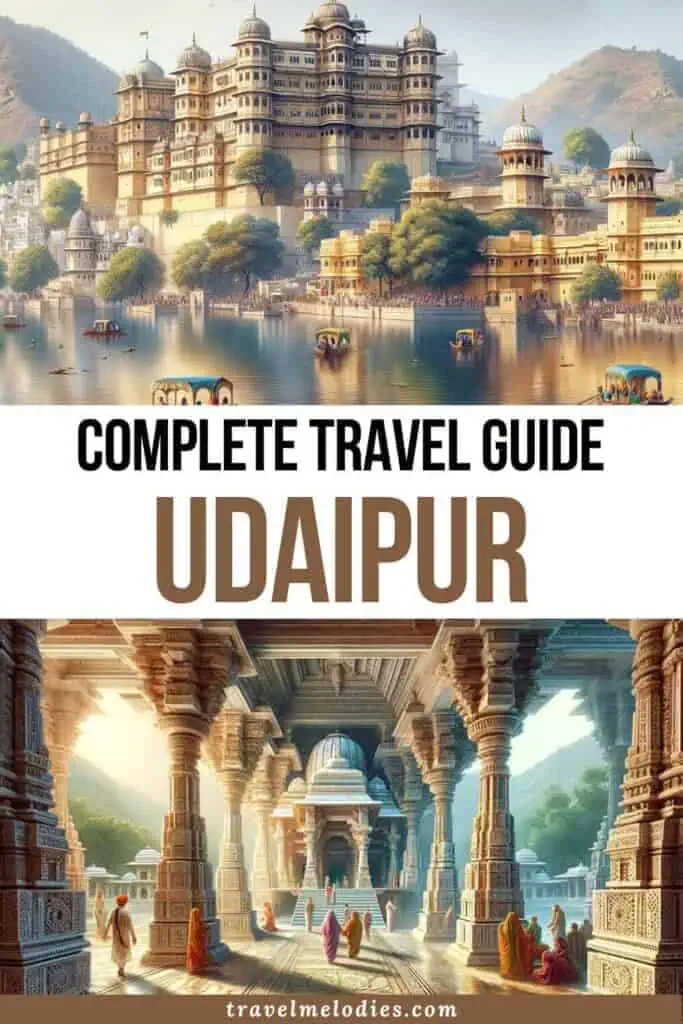 visiting udaipur travel guide pinterest graphic